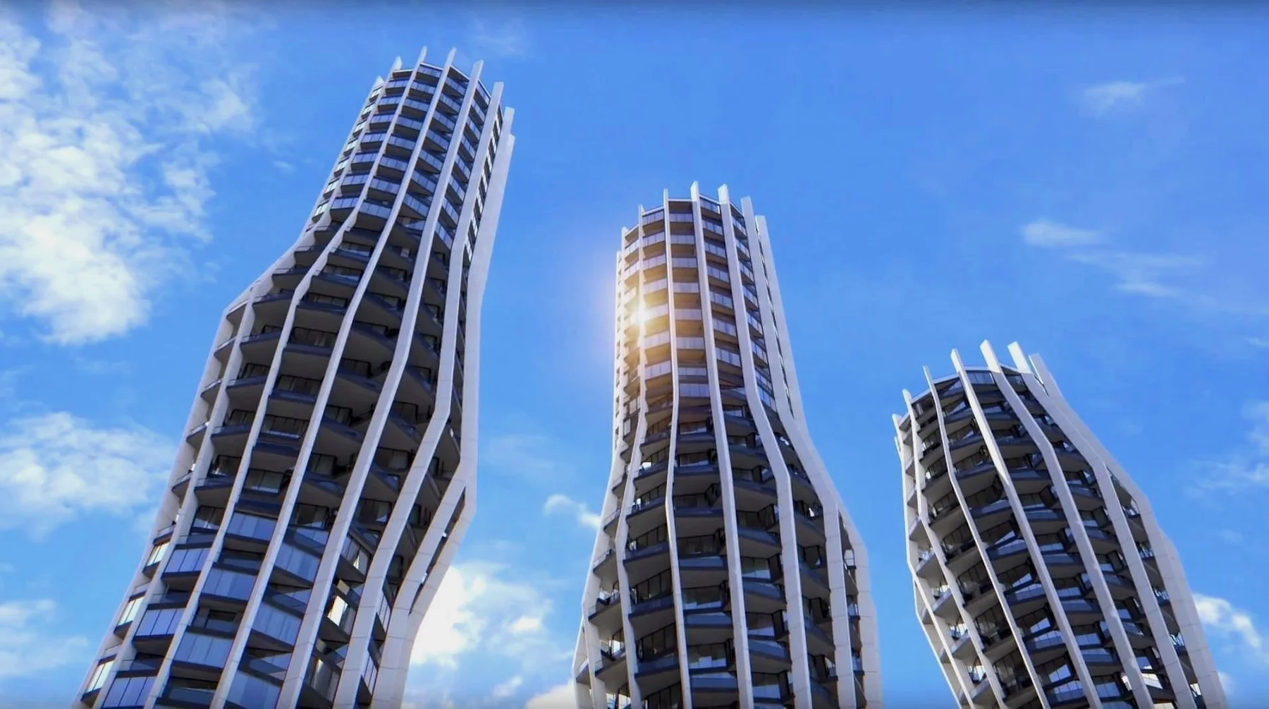 Tower construction progress, view from Chavchavadze Avenue
